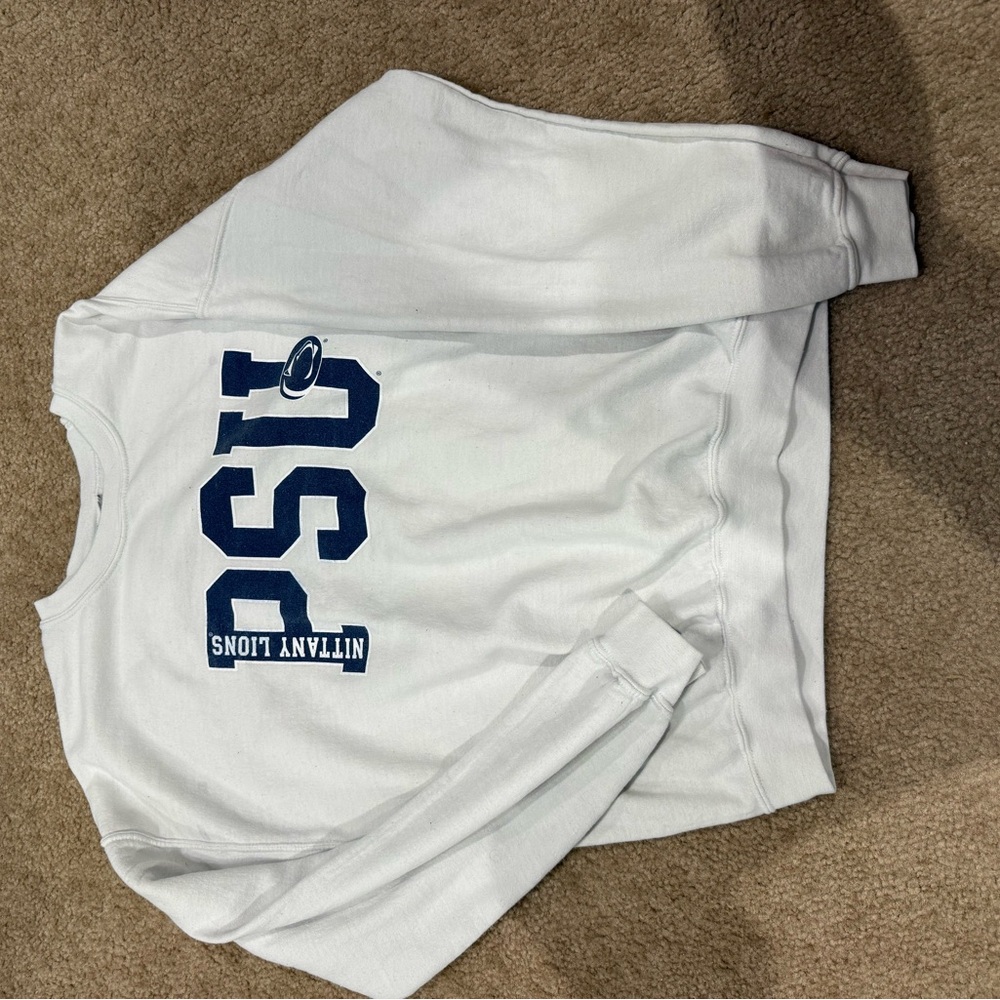 white penn state crewneck